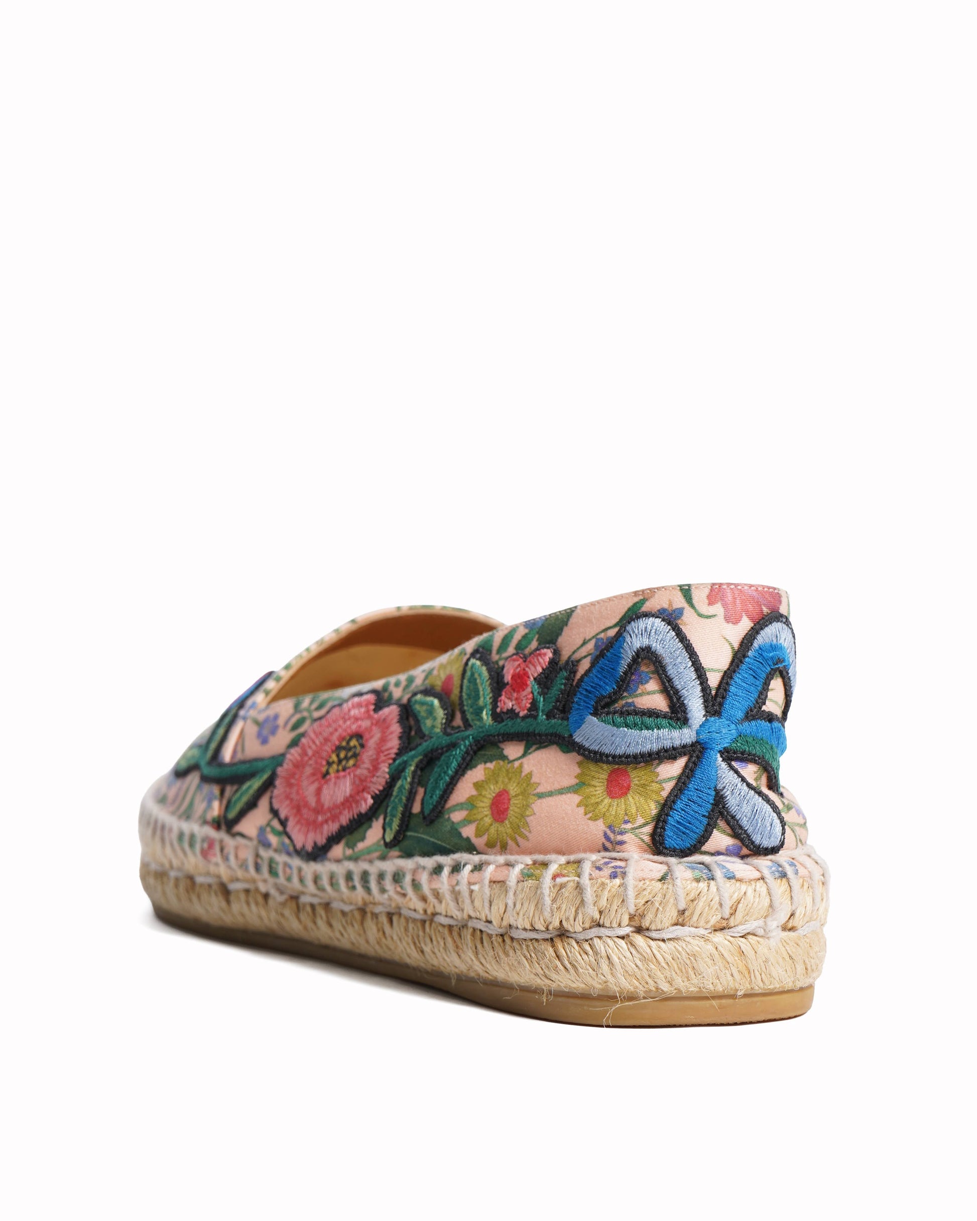 Gucci floral embroidered espadrilles