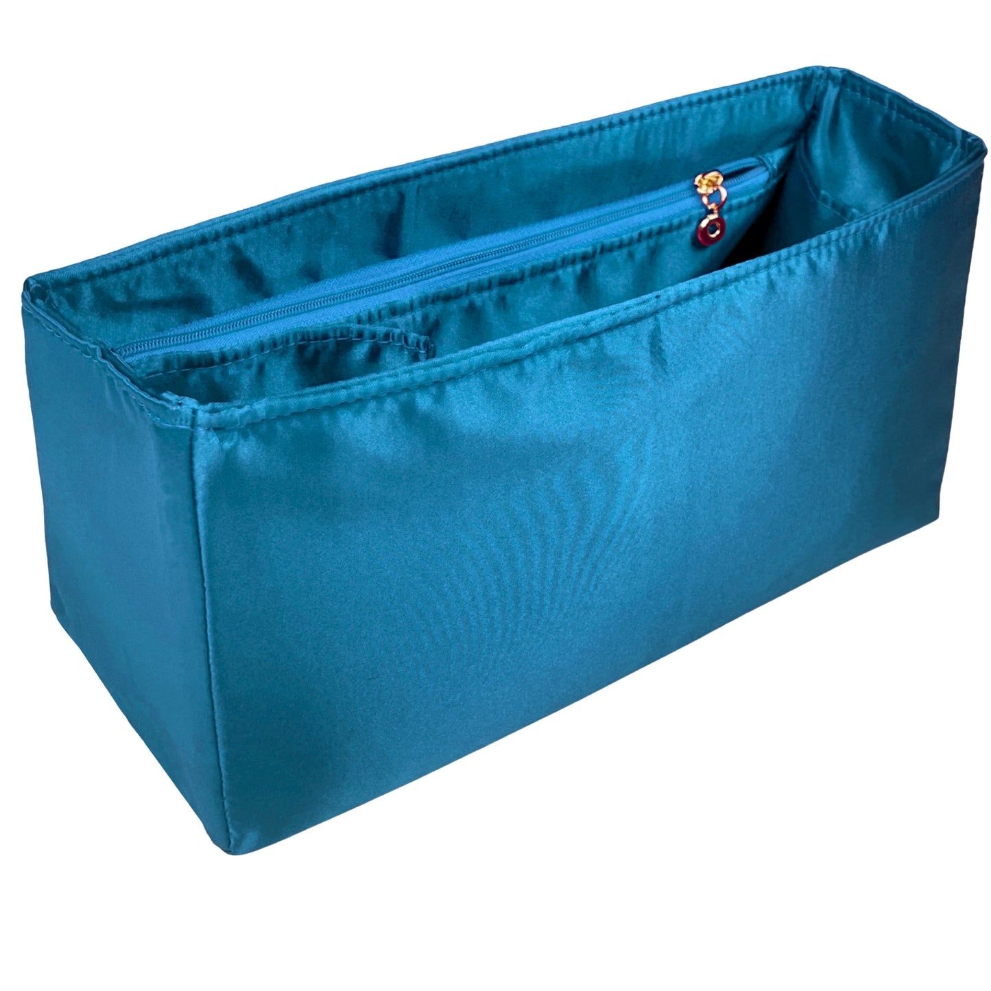 Prada Handbag Organizer for Buckle with belt, Bag Insert Leather Small Silk Full Widt
