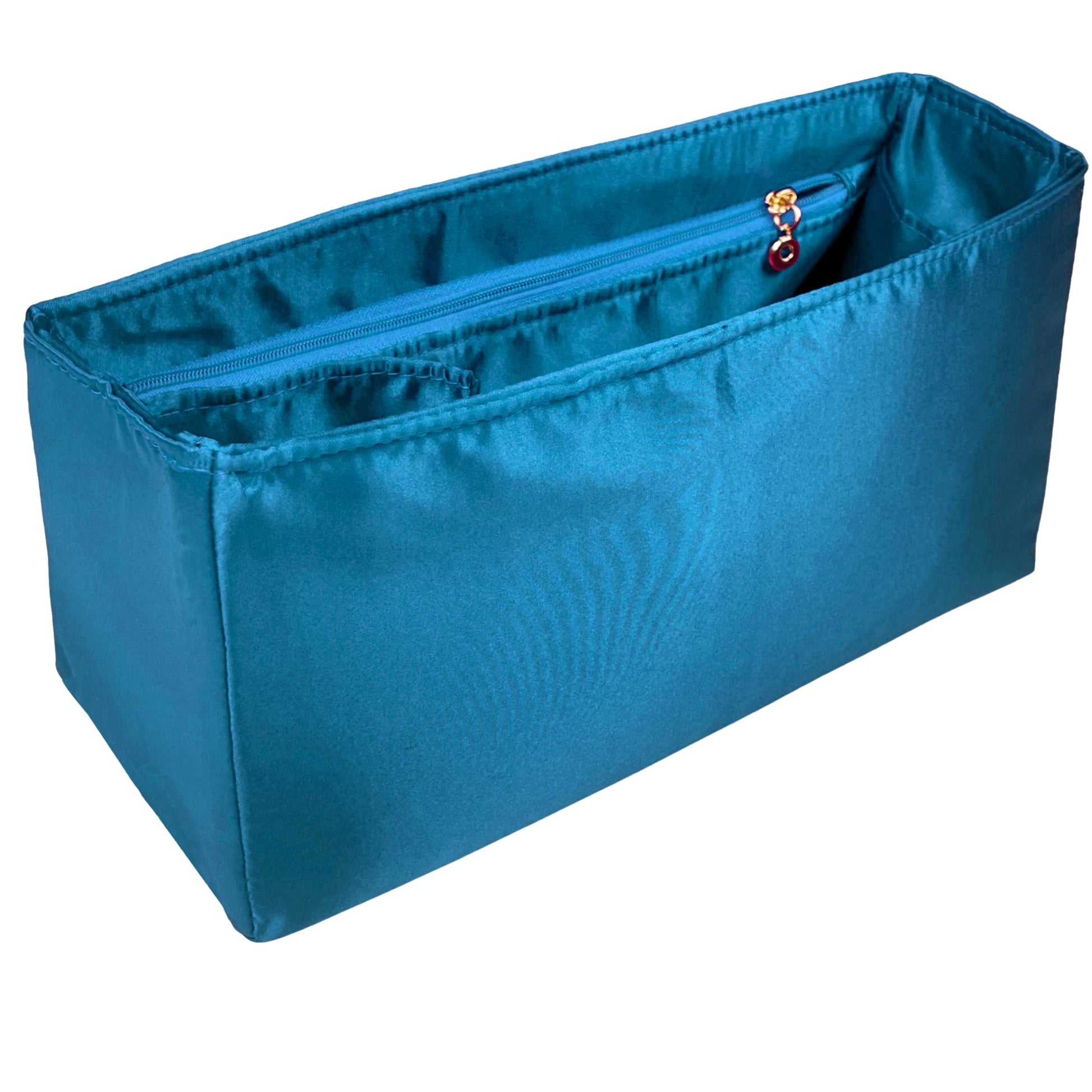 Prada Handbag Organizer for Buckle with belt, Bag Insert Leather Small Silk Full Widt