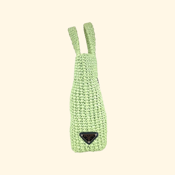 Prada Tote Raffia Mini Tote Bag