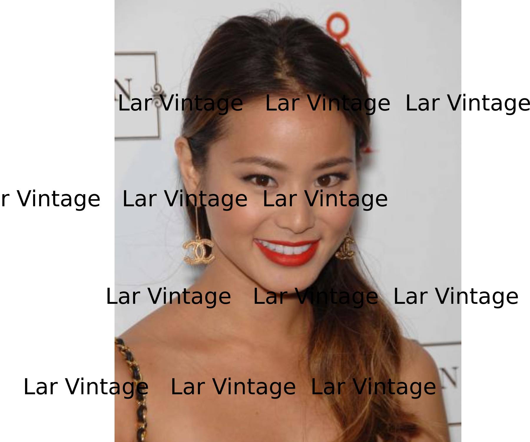 Chanel Classic Gold CC Dangle Piercing Earrings