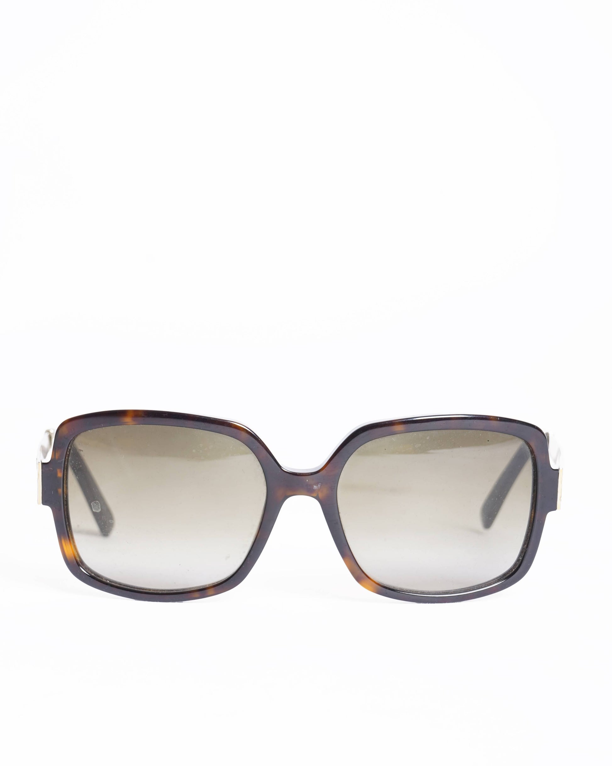 Dior Handbag Christian & rectangular frame sunglasses Black