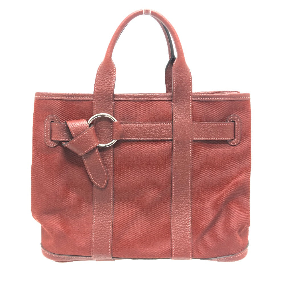 Tote Bag Bordeaux Petite Lettuce Women Leather Canvas