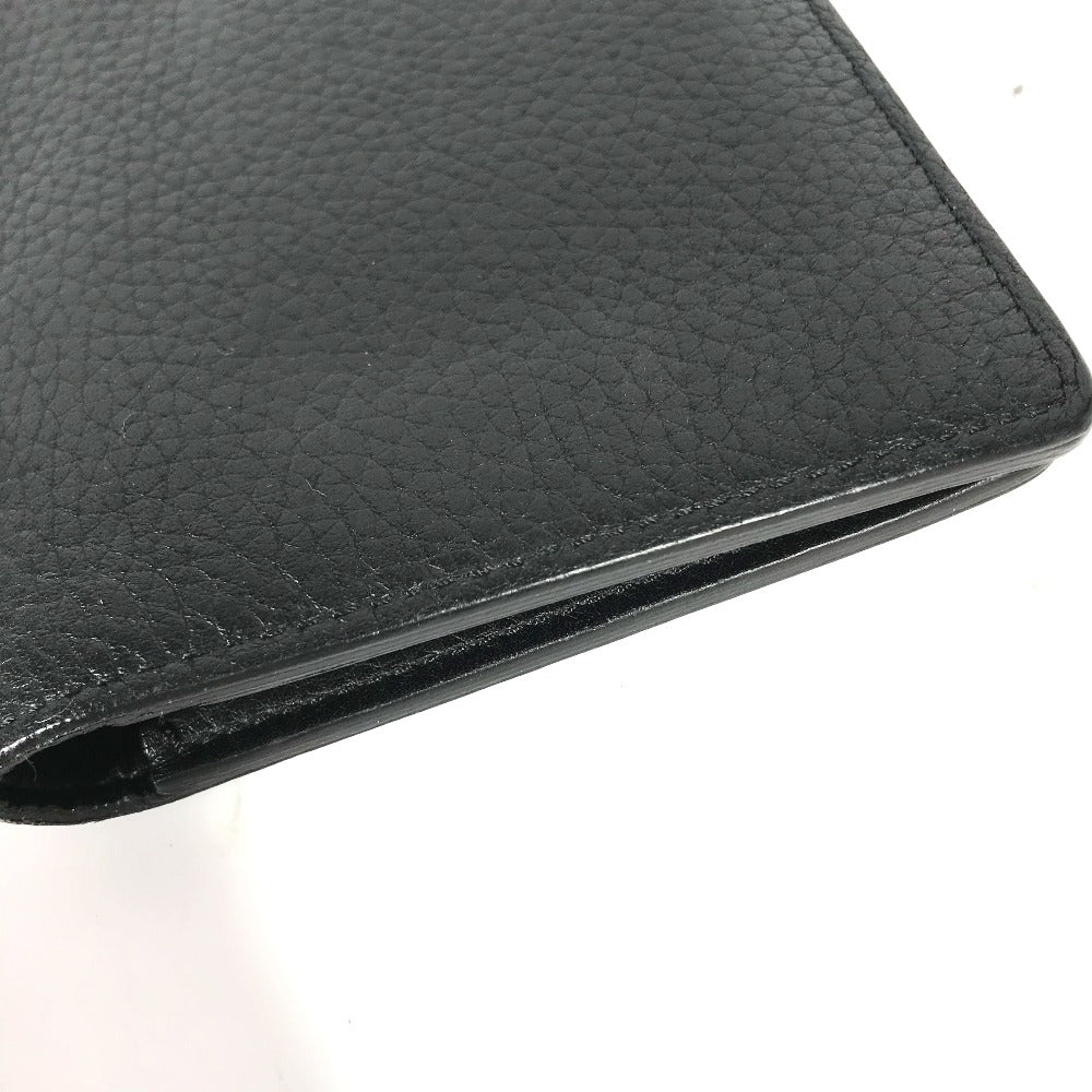 Louis Vuitton Long Purse M58192 Taurillon Clemence Leather Black Wallet Case