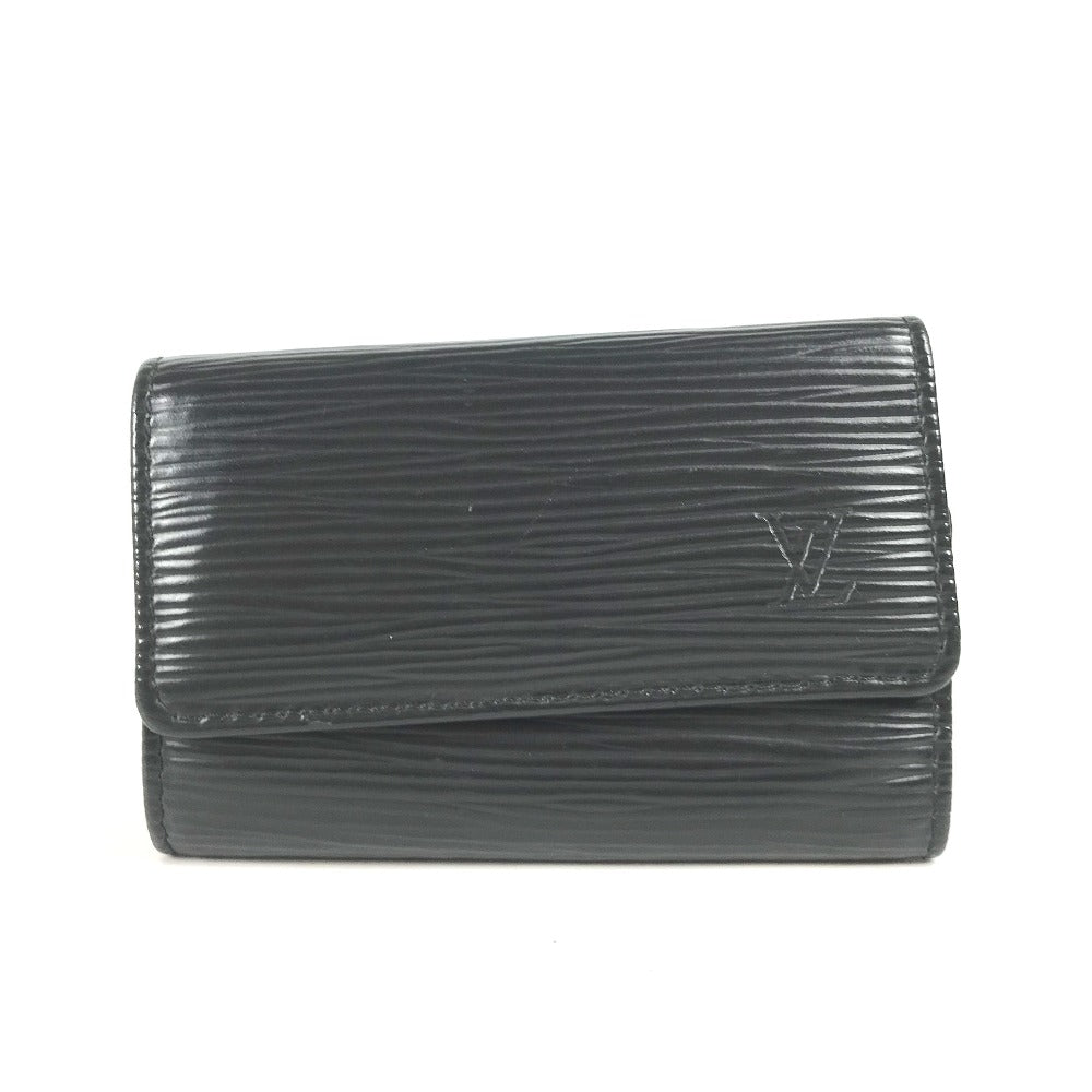 Louis Vuitton Key holder M63812 Epi Leather Black Key Chain