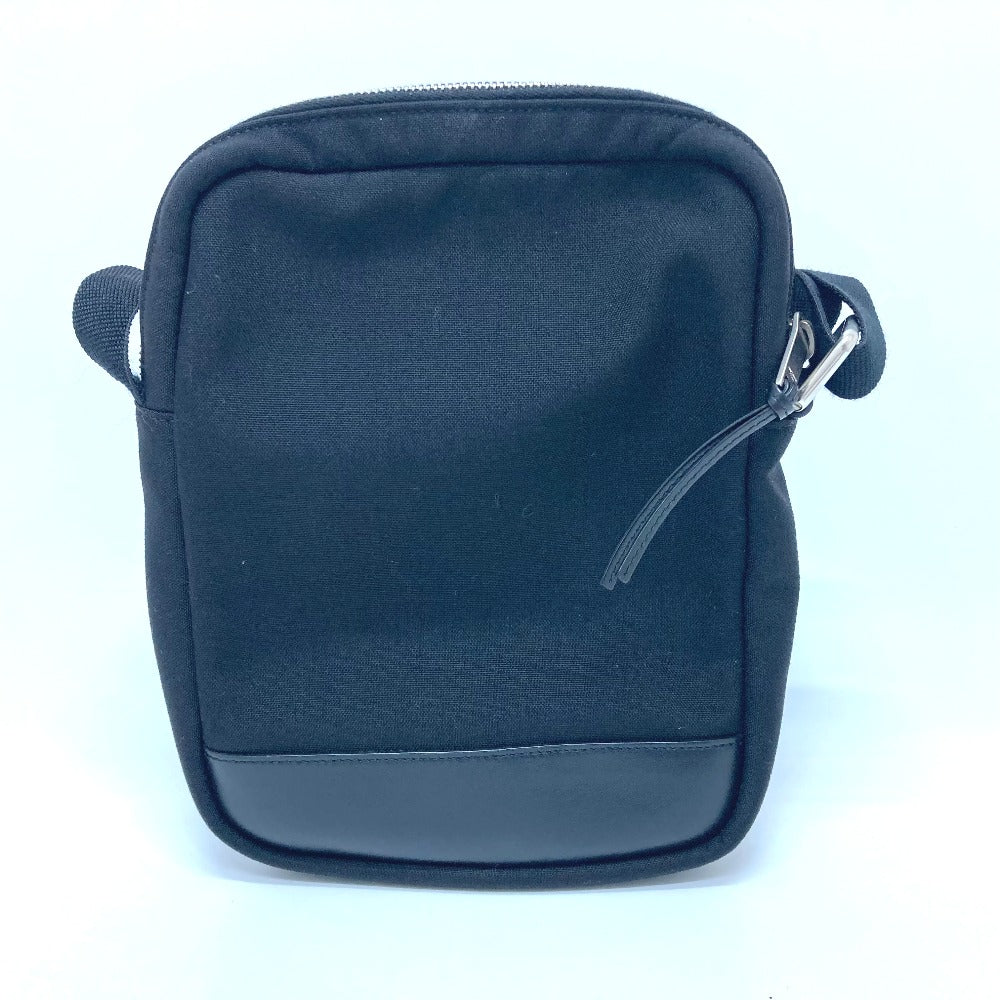 Saint Paris Shoulder Bag Logo Plate Women Leather Canvas