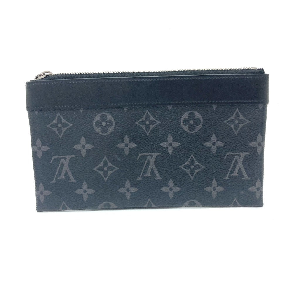 Louis Vuitton Pouch M44323 Eclipse Pochette Discovery Monogram Canvas Black Clutch Bag