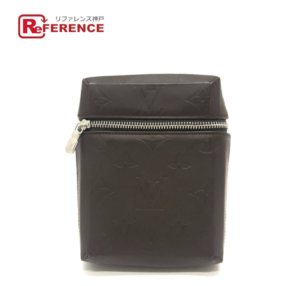 Louis Vuitton Pouch Ｍ46550 grass Lace Ray Monogram Leather Brown Handbag