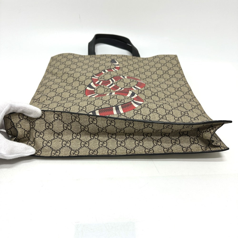Gucci GG Supreme Kingsnake print GG Canvas Beige Handbag