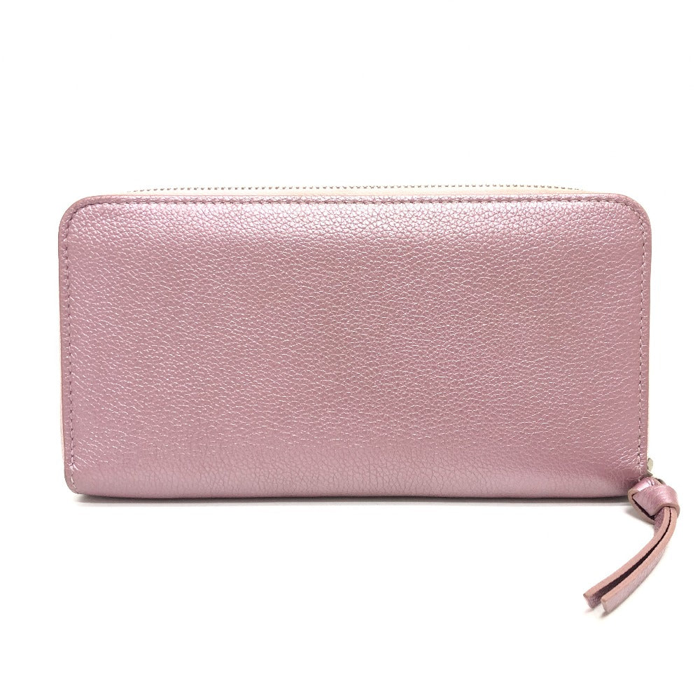 Louis Vuitton Long Purse M69812 Zippy Rock Leather Pink Wallet Case