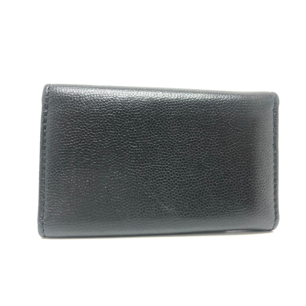 Chanel holder Soft caviar skin Brilliant COCO Black Wallet Case