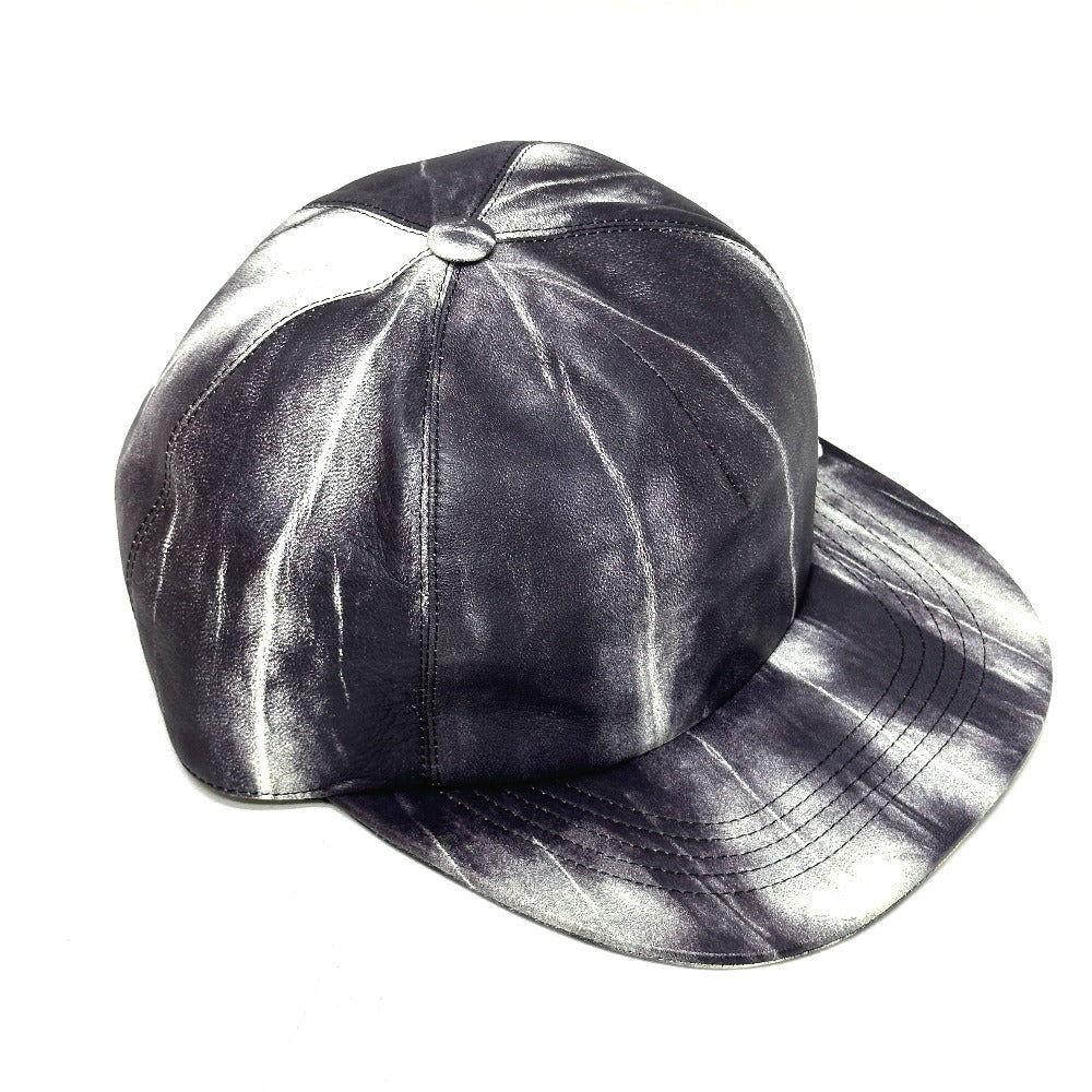 Louis Vuitton x Newsboy tie Diquill 1.0 Leather White Gray Hat
