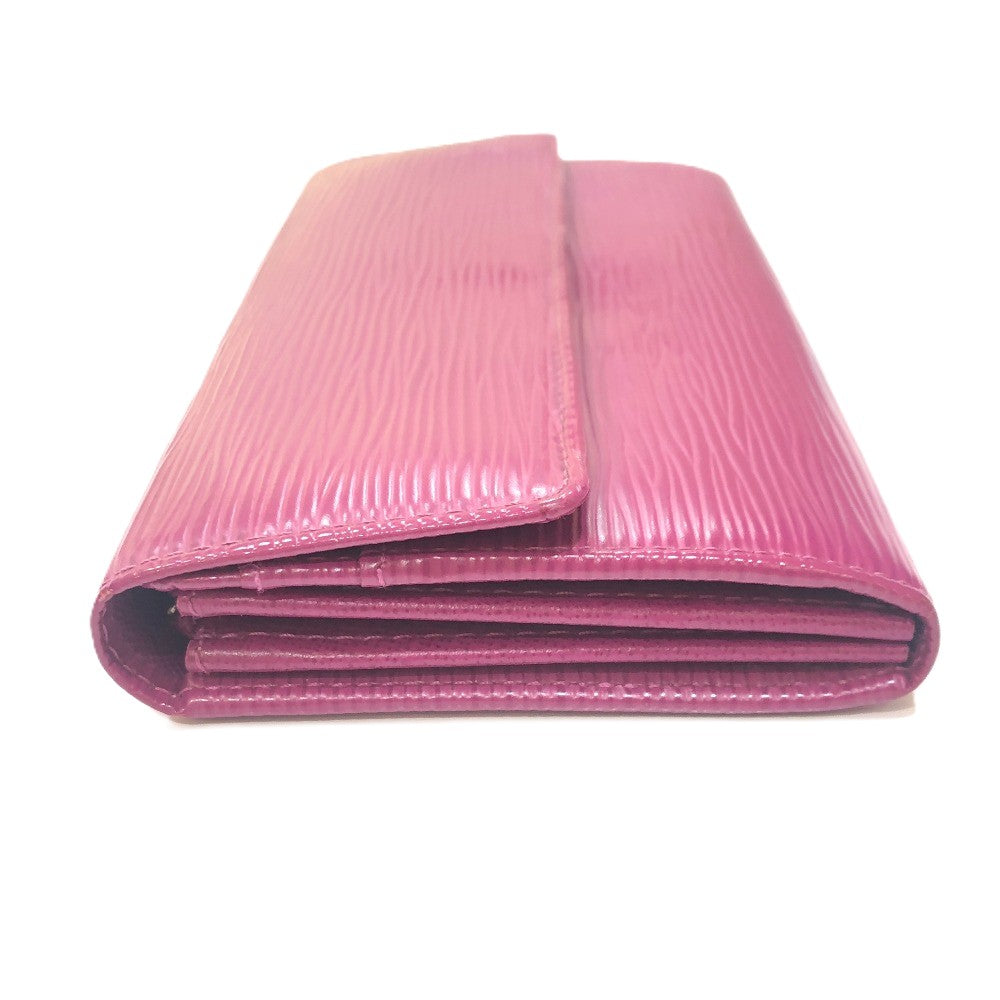 Louis Vuitton Long Purse M60317 Epi purple Leather Wallet Case