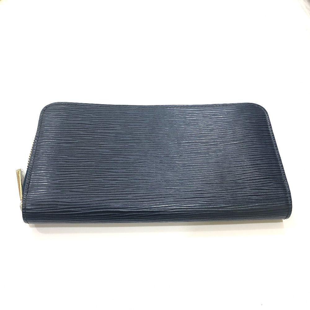 Louis Vuitton Long Purse M60307 Epi Leather Blue Wallet Case