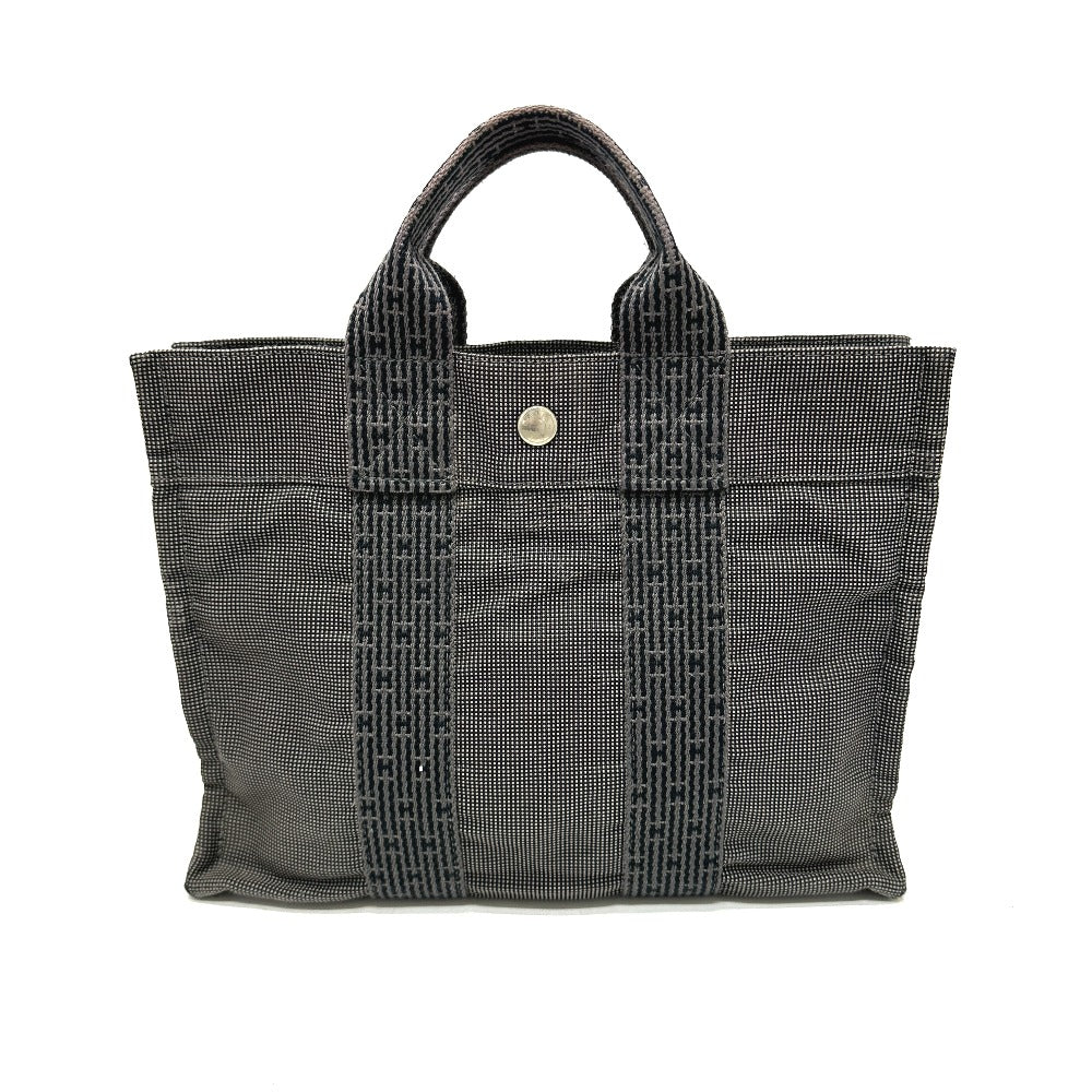 Gray Her Line Tote Pm Women Canvas Tote Bag