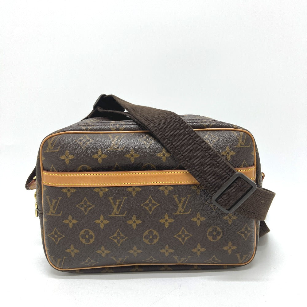 Louis Vuitton M45254 Reporter PM Monogram Canvas Brown Shoulder Bag T 1