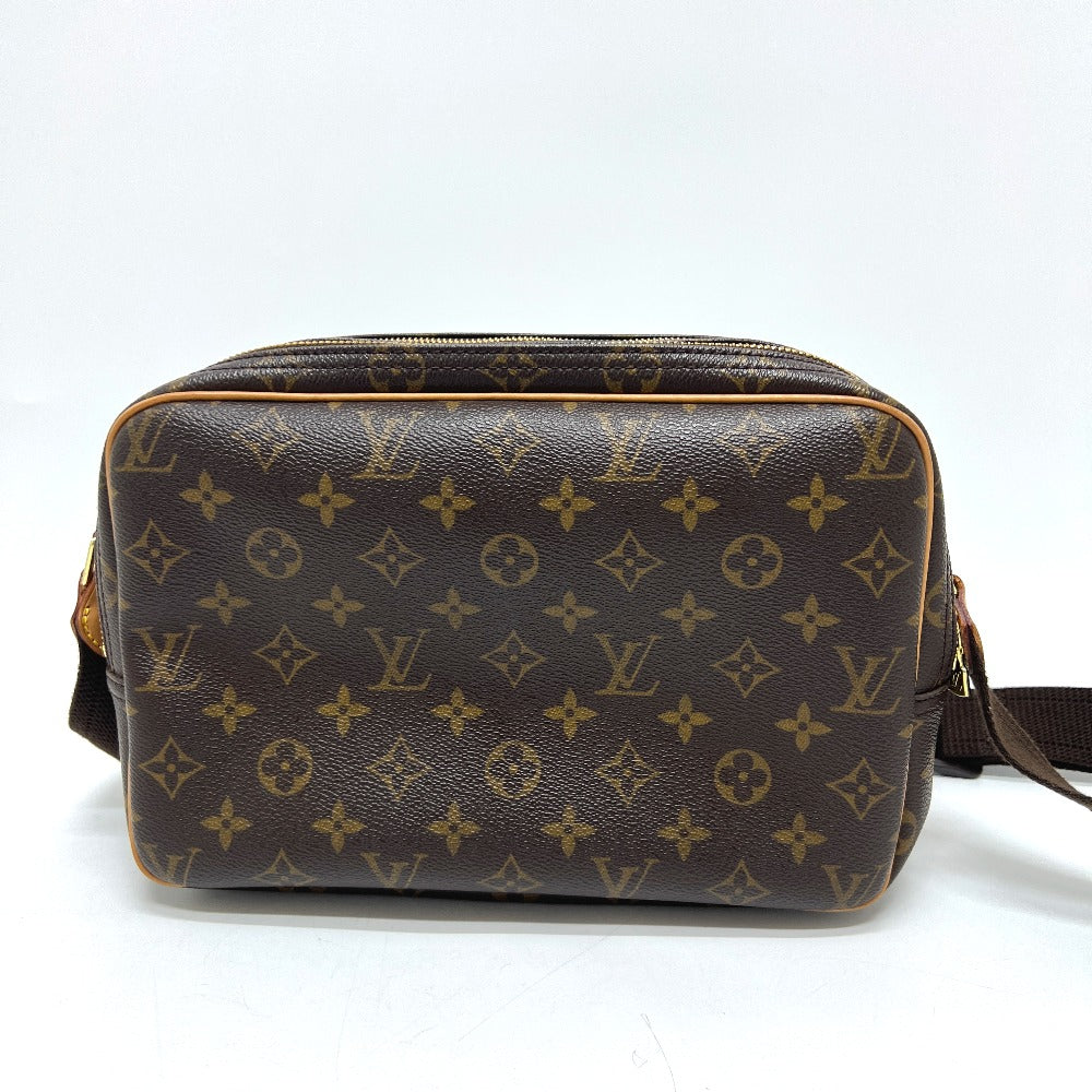 Louis Vuitton M45254 Reporter PM Monogram Canvas Brown Shoulder Bag T 1