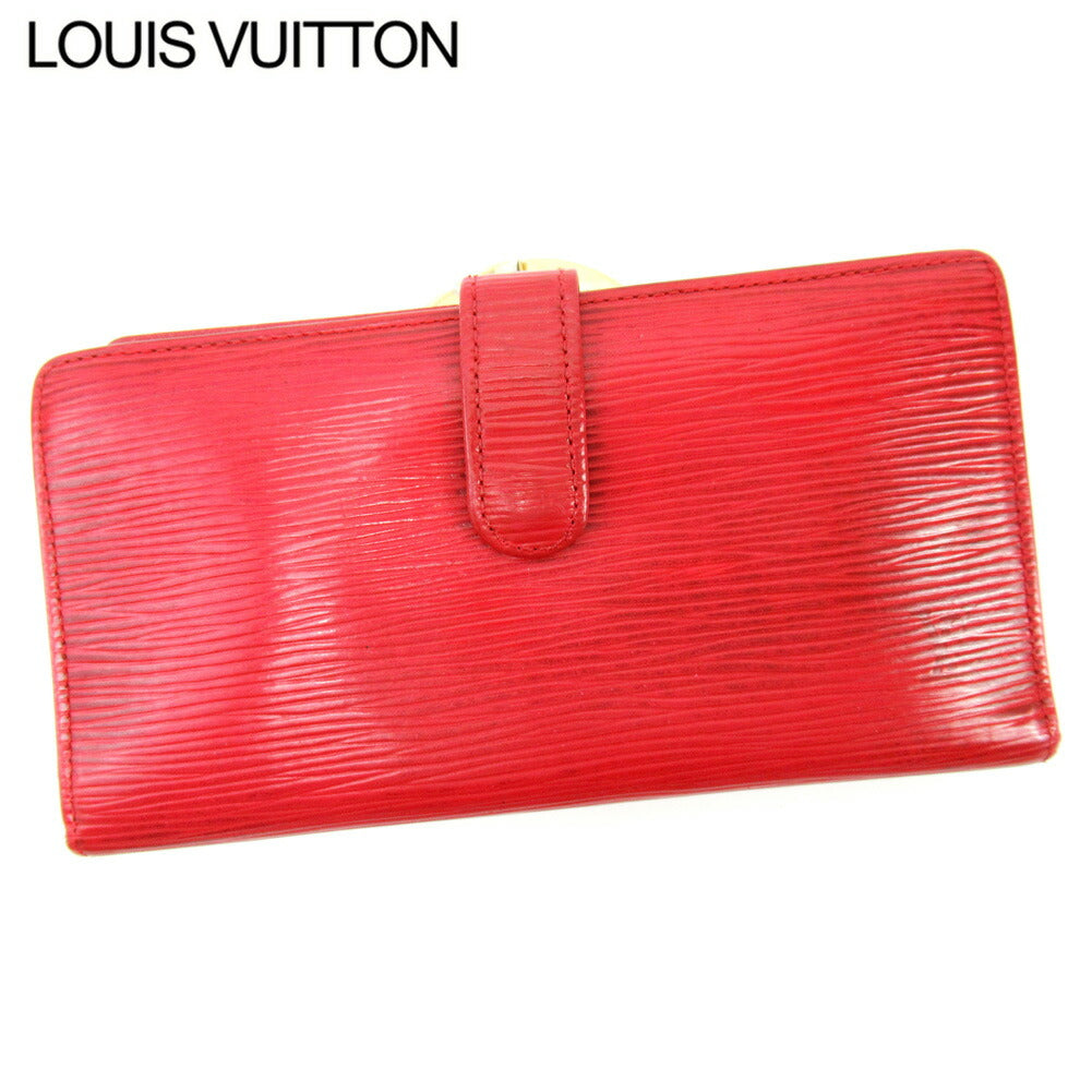 Louis Vuitton Bifold M63257 Continental Viennoiserie Red Wallet Case
