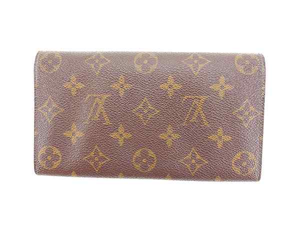 Louis Vuitton Long Purse M61724 Pochette Porto Brown Wallet Case T10927