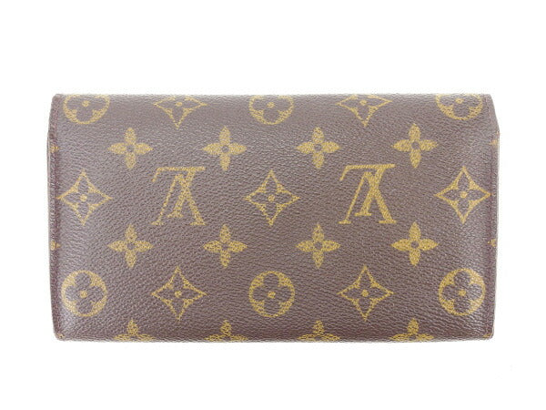 Louis Vuitton Long Purse M61725 Pochette Porto Brown Wallet Case T11035