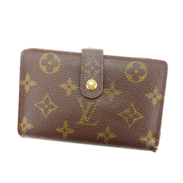 Louis Vuitton Bifold M61663 Portonevie Vienova Brown Wallet Case T11572