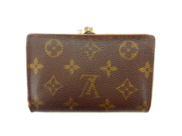 Louis Vuitton Bifold M61663 Portonevie Vienova Brown Wallet Case T11572