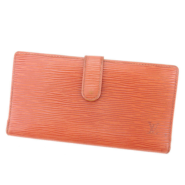 Louis Vuitton Long Purse M63253 Kenya Continental Brown Wallet Case