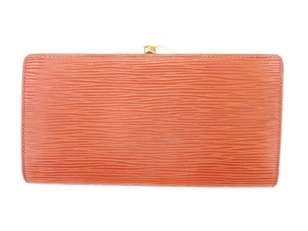 Louis Vuitton Long Purse M63253 Kenya Continental Brown Wallet Case