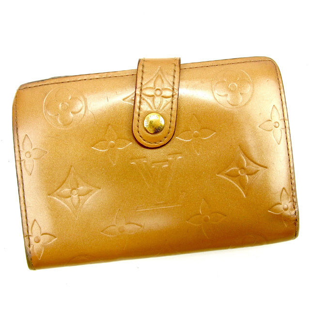 Louis Vuitton Bifold M91209 Portonevie Vienova Brown Wallet Case