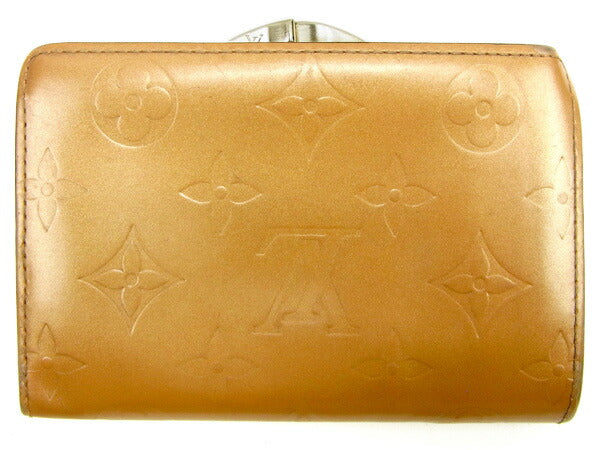 Louis Vuitton Bifold M91209 Portonevie Vienova Brown Wallet Case