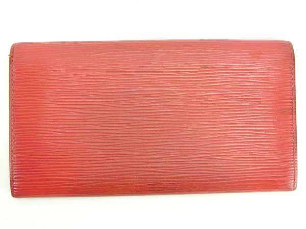 Louis Vuitton Long Purse M60316 Pochette Porto Red Wallet Case