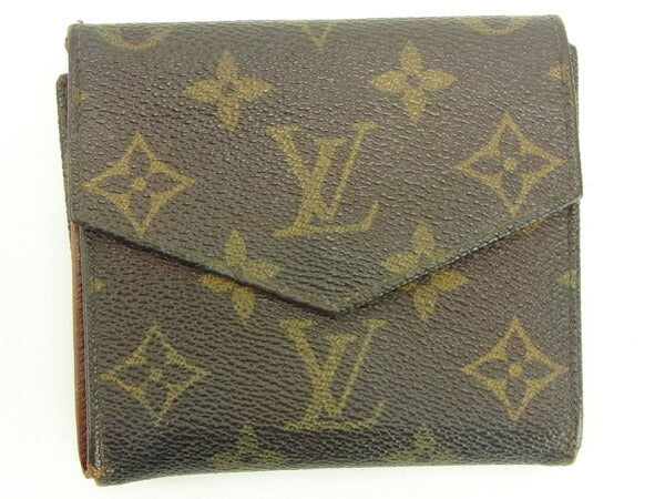 Louis Vuitton Bifold M61660 Bolt Monevier old Brown Wallet Case