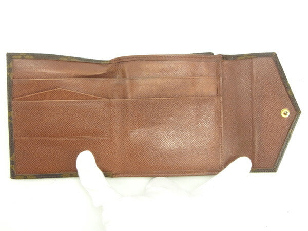Louis Vuitton Bifold M61660 Bolt Monevier old Brown Wallet Case