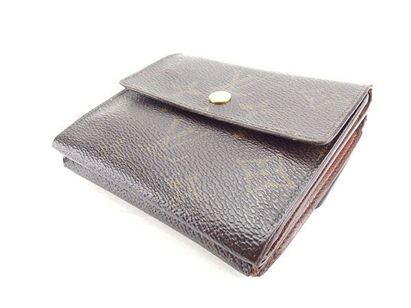 Louis Vuitton Bifold M61652 Porte Monnaie Billets Brown Wallet Case T12546