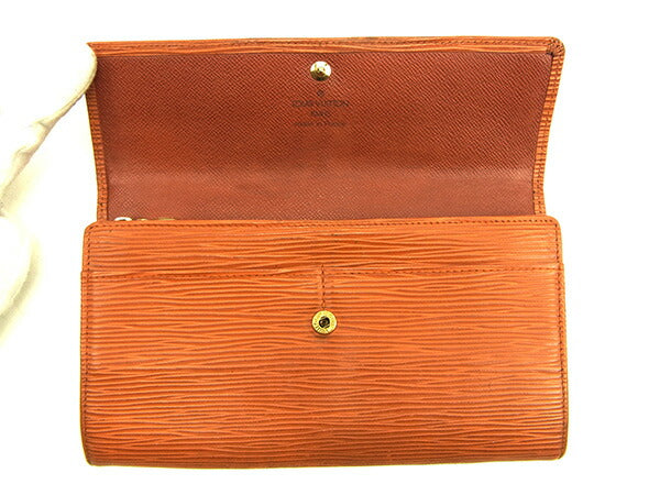 Louis Vuitton Long Purse M63573 Kenya Pochette Brown Wallet Case