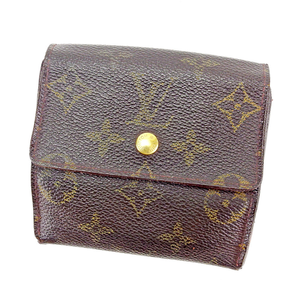 Louis Vuitton Bifold M61652 Porte Monnaie Billets Brown Wallet Case T12921