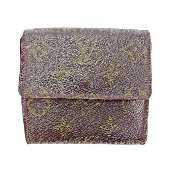 Louis Vuitton Bifold M61652 Porte Monnaie Billets Brown Wallet Case T12921