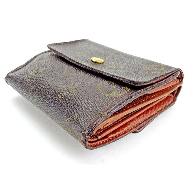 Louis Vuitton Bifold M61652 Porte Monnaie Billets Brown Wallet Case T12921