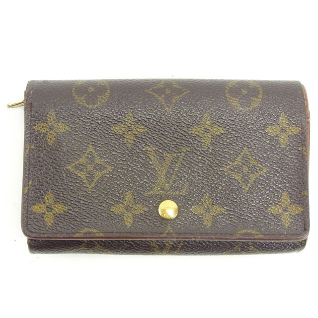 Louis Vuitton Long Purse M61730 Portonebi Tresol Brown Wallet Case T12966