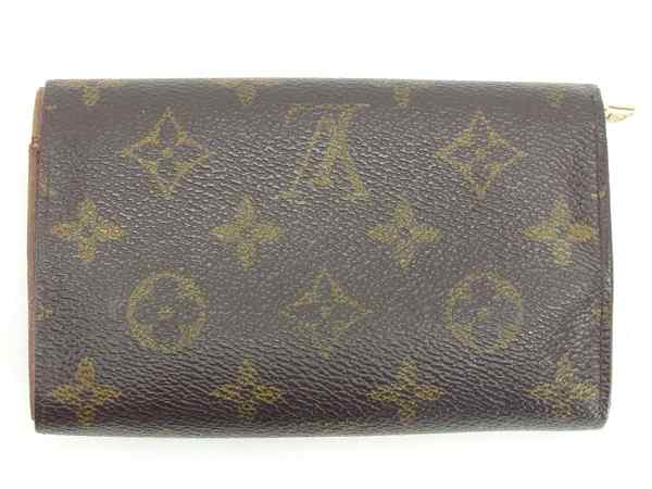 Louis Vuitton Long Purse M61730 Portonebi Tresol Brown Wallet Case T12966