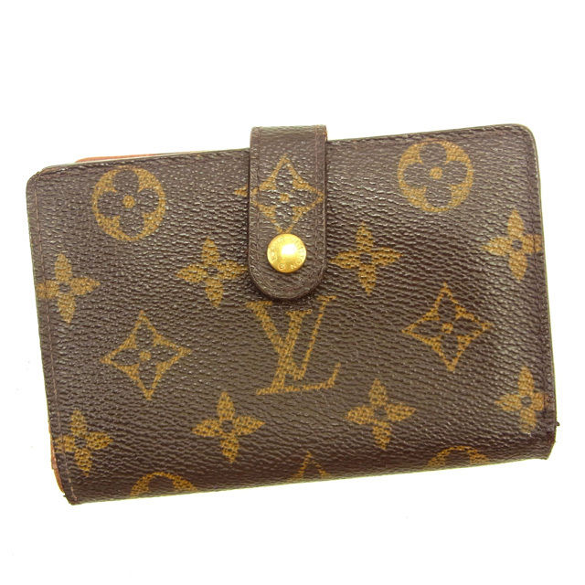 Louis Vuitton Bifold M61663 Portonevie Vienova Brown Wallet Case T13360