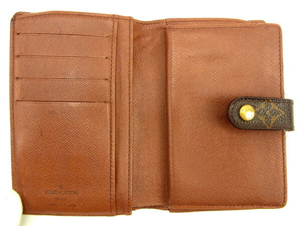 Louis Vuitton Bifold M61663 Portonevie Vienova Brown Wallet Case T13360