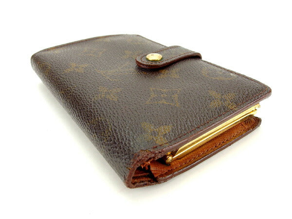 Louis Vuitton Bifold M61663 Portonevie Vienova Brown Wallet Case T13495