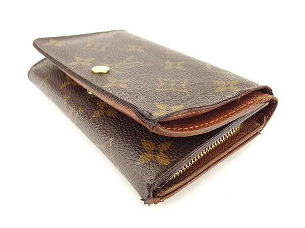 Louis Vuitton Long Purse M61730 Portonebi Tresol Brown Wallet Case T13578