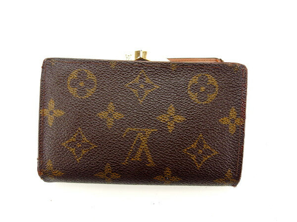 Louis Vuitton Bifold M61663 Portonevie Vienova Brown Wallet Case T13684