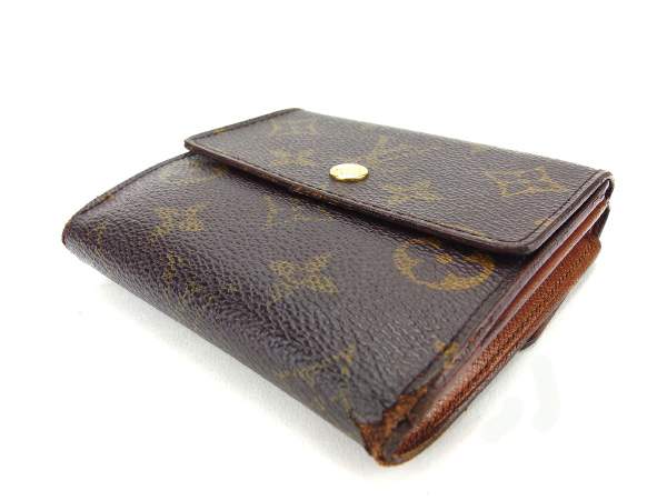 Louis Vuitton Bifold M61652 Porte Monnaie Billets Brown Wallet Case T14083