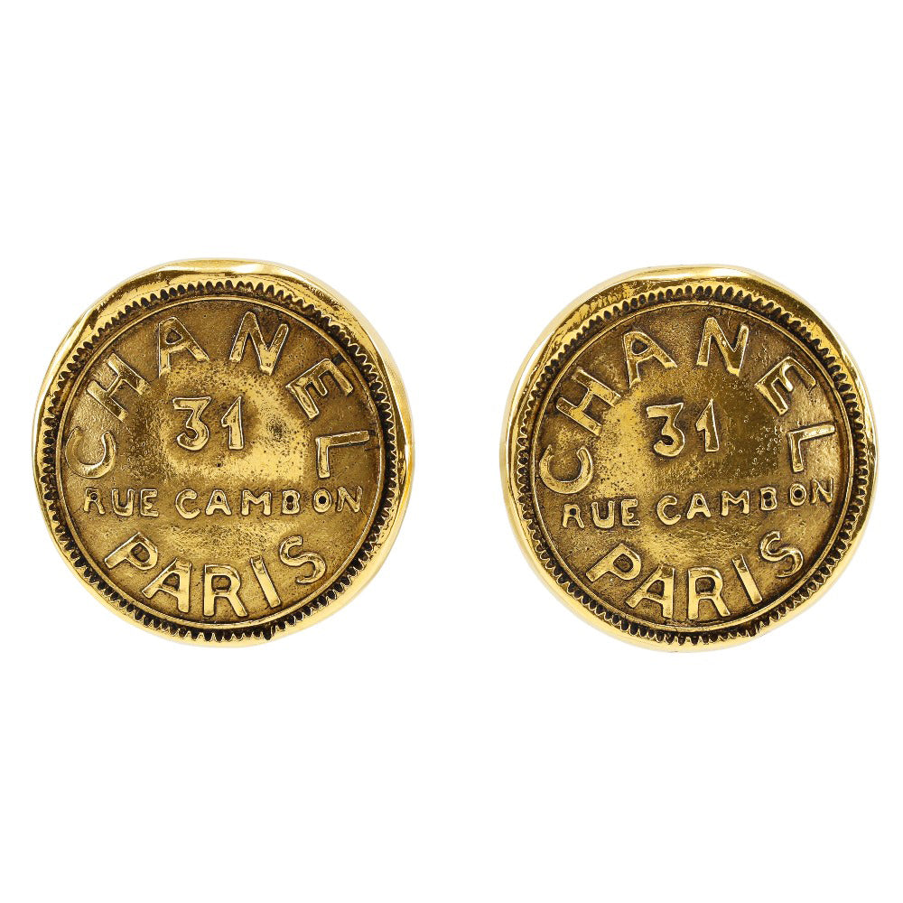 CHANEL Earring Plated Gold gold 31 RUE CAMBON Women  