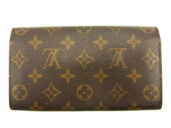 Louis Vuitton Long Purse M61725 Pochette Porto Brown Wallet Case T14293