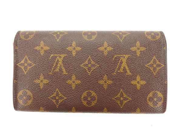 Louis Vuitton Long Purse M61725 Pochette Porto Brown Wallet Case T14424