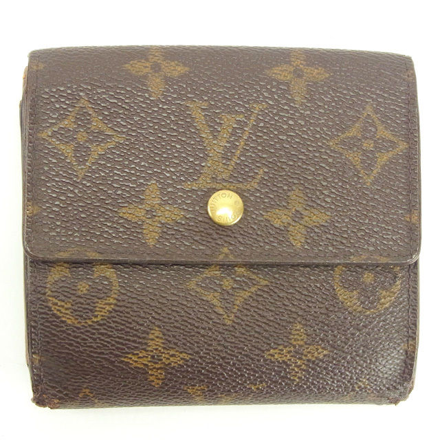 Louis Vuitton Bifold M61652 Porte Monnaie Billets Brown Wallet Case T14513